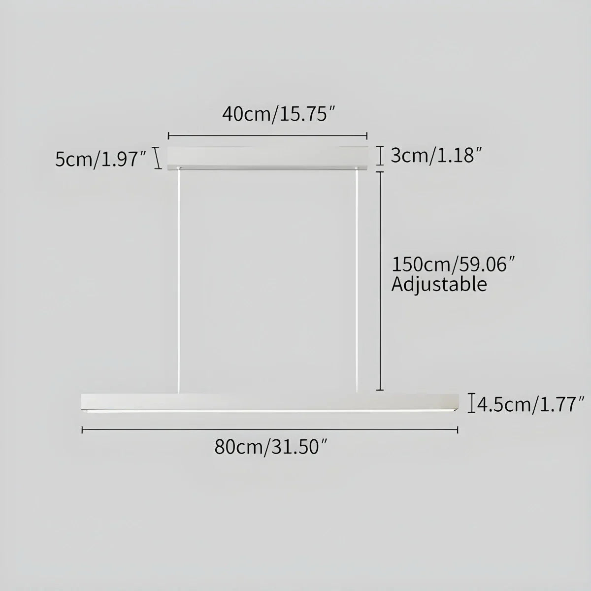 Lineare LED-Hängeleuchte Aluminium Schwarz Kochinsel Esstisch Büro Modern Deckenleuchte Minimalistische Hängeleuchte | Restfield