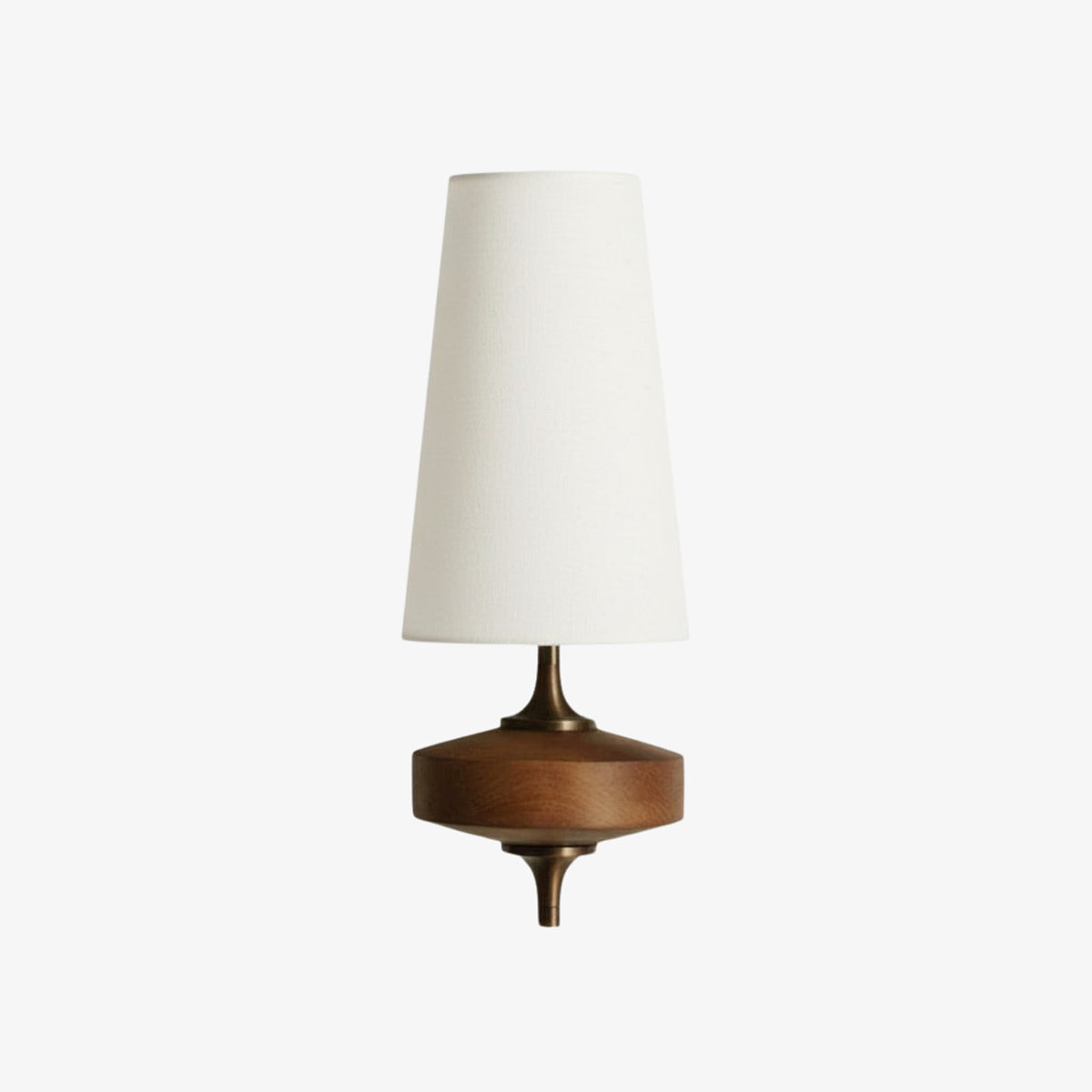 Retro Wandlamp met Stoffen Kap – Vintage Verlichting voor Slaapkamer | Sansoti