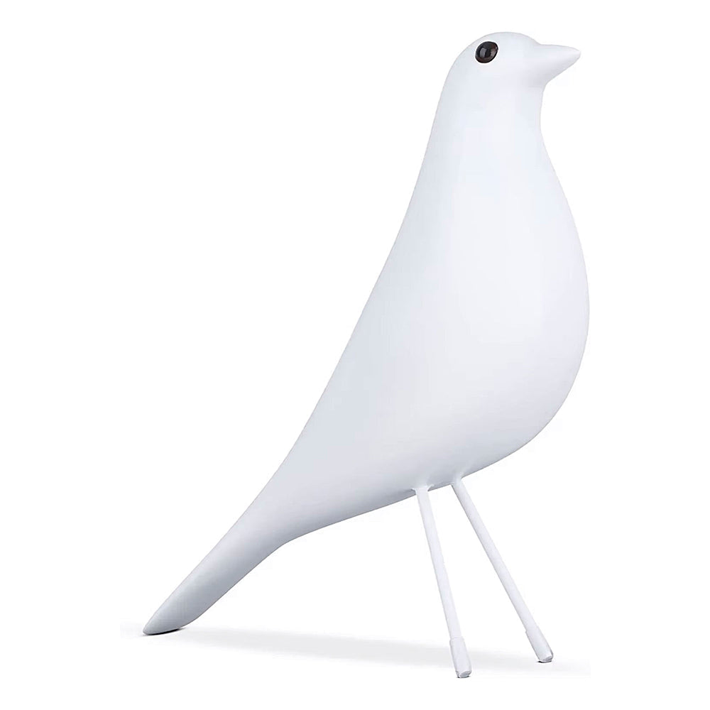 Skandinavische Vogelfigur aus Keramik in Weiß oder Schwarz für Schrank, Fensterbank, Tisch und Innendekoration | Sansoti