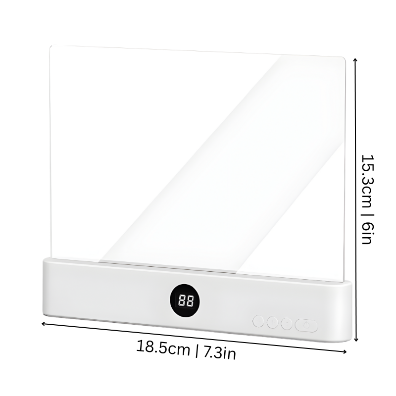 Boeklamp LED Leeslamp Ultra Dun Oplaadbaar Met Drie Lichtstanden Timer En Gelijkmatige Verlichting Zonder Schaduwen Voor Boek En E Reader | Sansoti