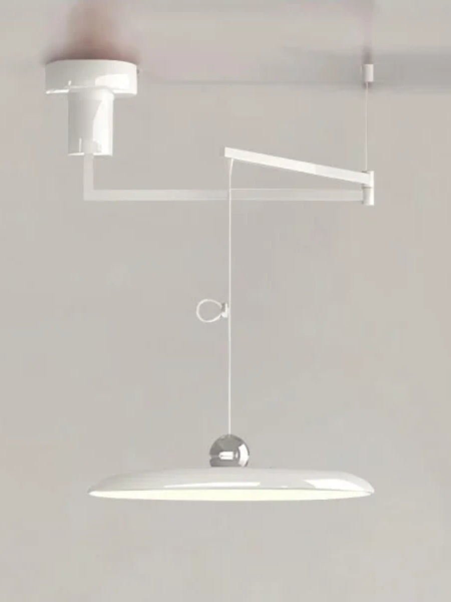 Verstelbare Hanglamp met Zwenkarm – Minimalistische Industriële Verlichting Metaal | Sansoti