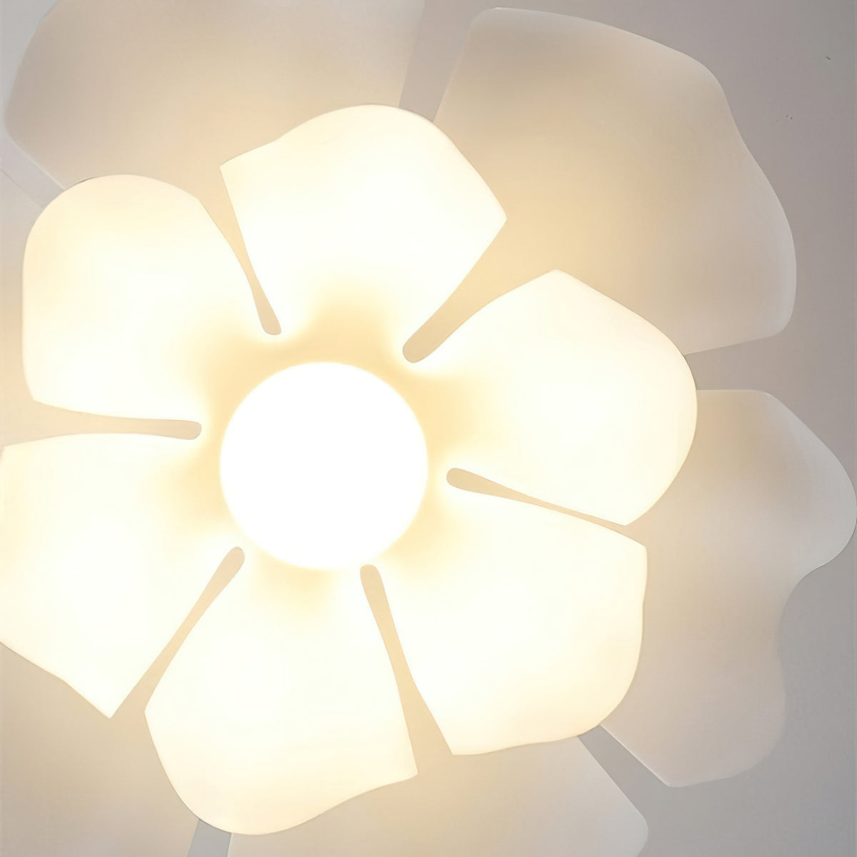 Lotus Hanglamp Wit Acryl Bloemblaadjes Nordic Design Modern Interieur Eettafel Woonkamer Scandinavisch Minimalistisch | Sansoti