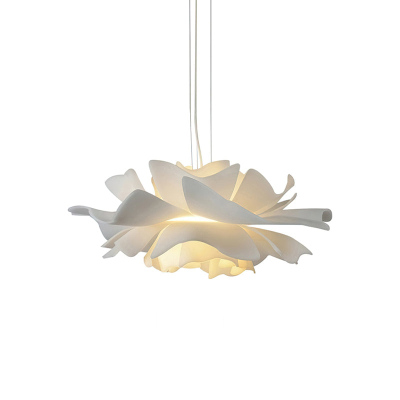 Lotus Hanglamp Wit Acryl Bloemblaadjes Nordic Design Modern Interieur Eettafel Woonkamer Scandinavisch Minimalistisch | Sansoti
