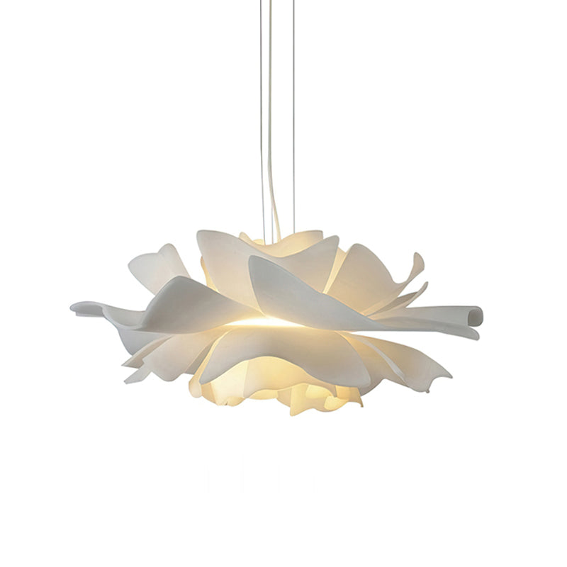 Lotus Hanglamp Wit Acryl Bloemblaadjes Nordic Design Modern Interieur Eettafel Woonkamer Scandinavisch Minimalistisch | Sansoti