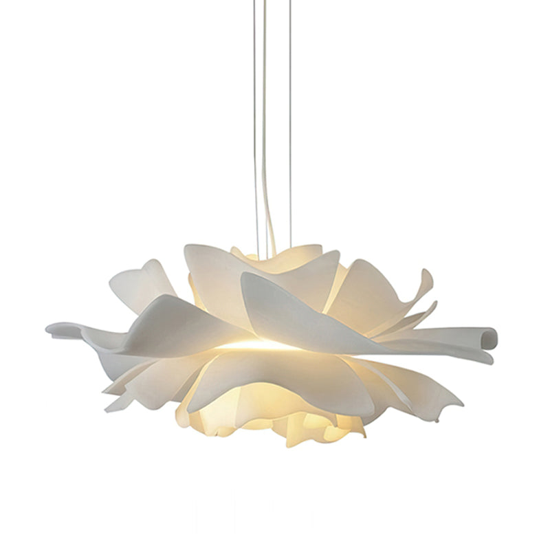 Lotus Hanglamp Wit Acryl Bloemblaadjes Nordic Design Modern Interieur Eettafel Woonkamer Scandinavisch Minimalistisch | Sansoti
