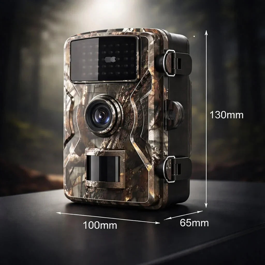 Wildcamera met Bewegingsmelder Nachtzicht IP66 Waterdicht voor Foto en Video Outdoor Dieren Natuur Tuin | Sansoti
