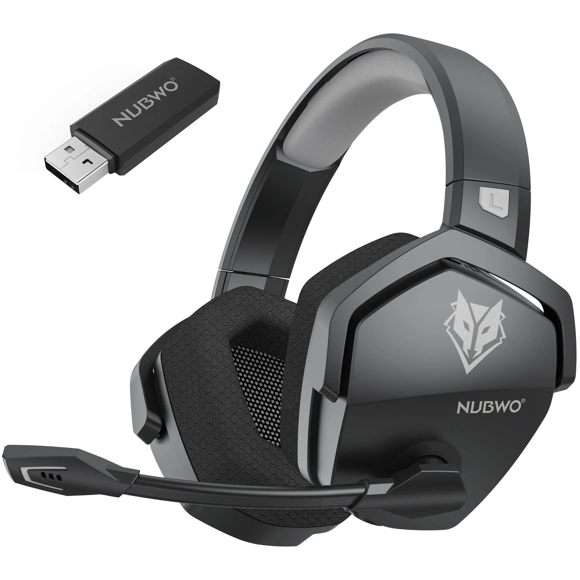 Draadloze Gaming Headset 40mm Driver Ruisonderdrukking 100 Uur Accuduur Comfortabel Over-Ear Design PC Console | Sansoti