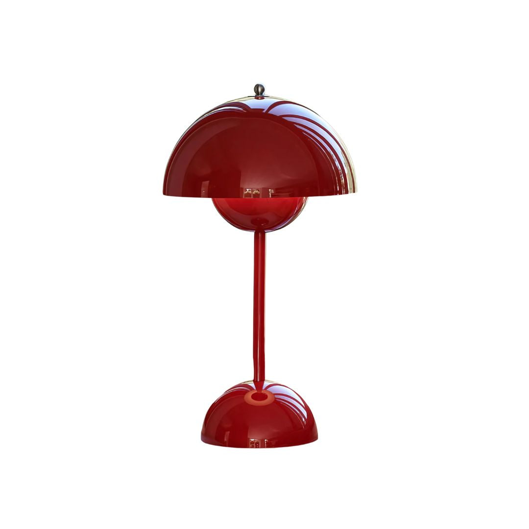 Tafellamp paddenstoel LED USB oplaadbaar draadloos nachtkastje bureau sfeerlicht interieur | Sansoti