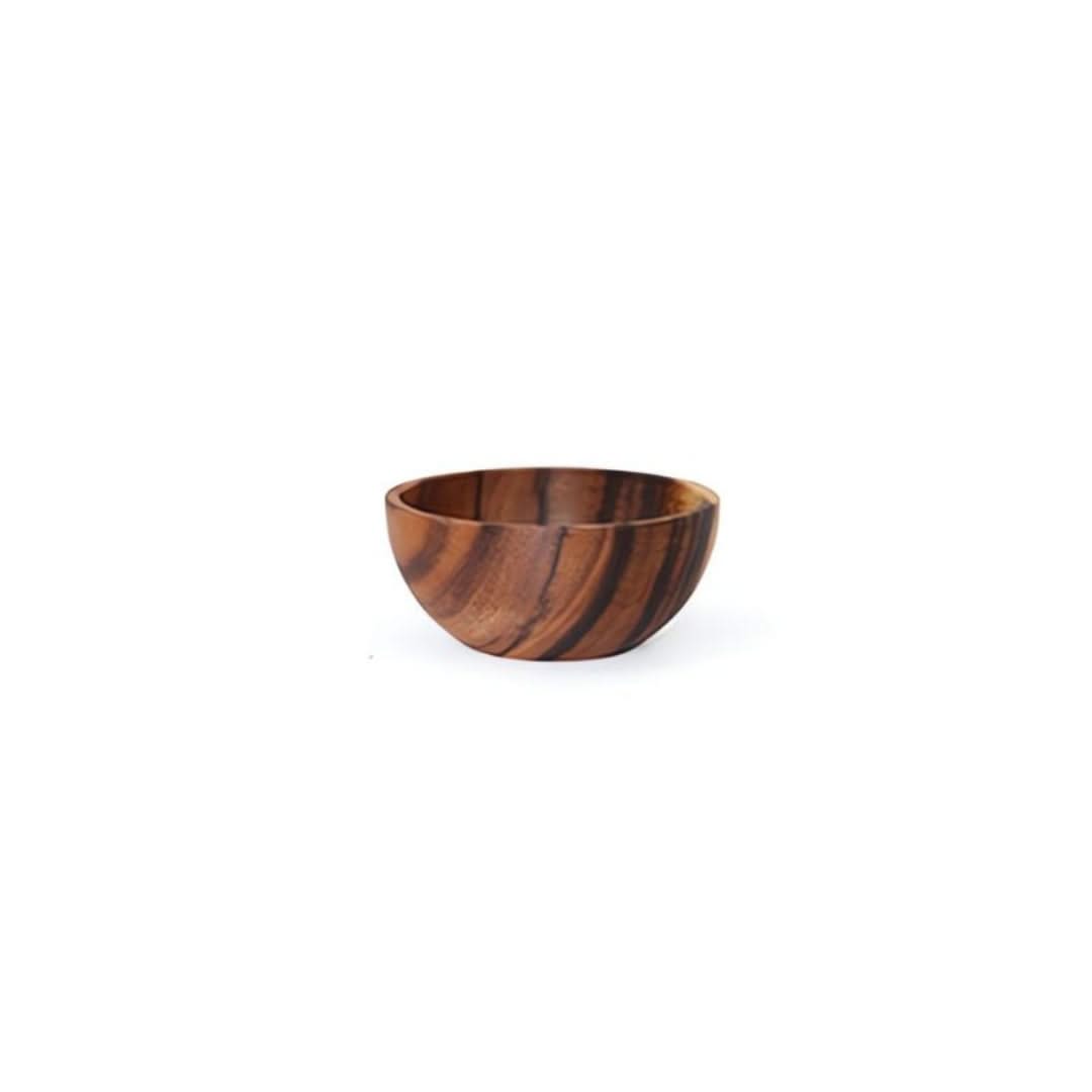 Set de saladiers et de corbeilles à fruits ronds en bambou et bois naturel, de différentes tailles, durable, pour la cuisine | Sansoti