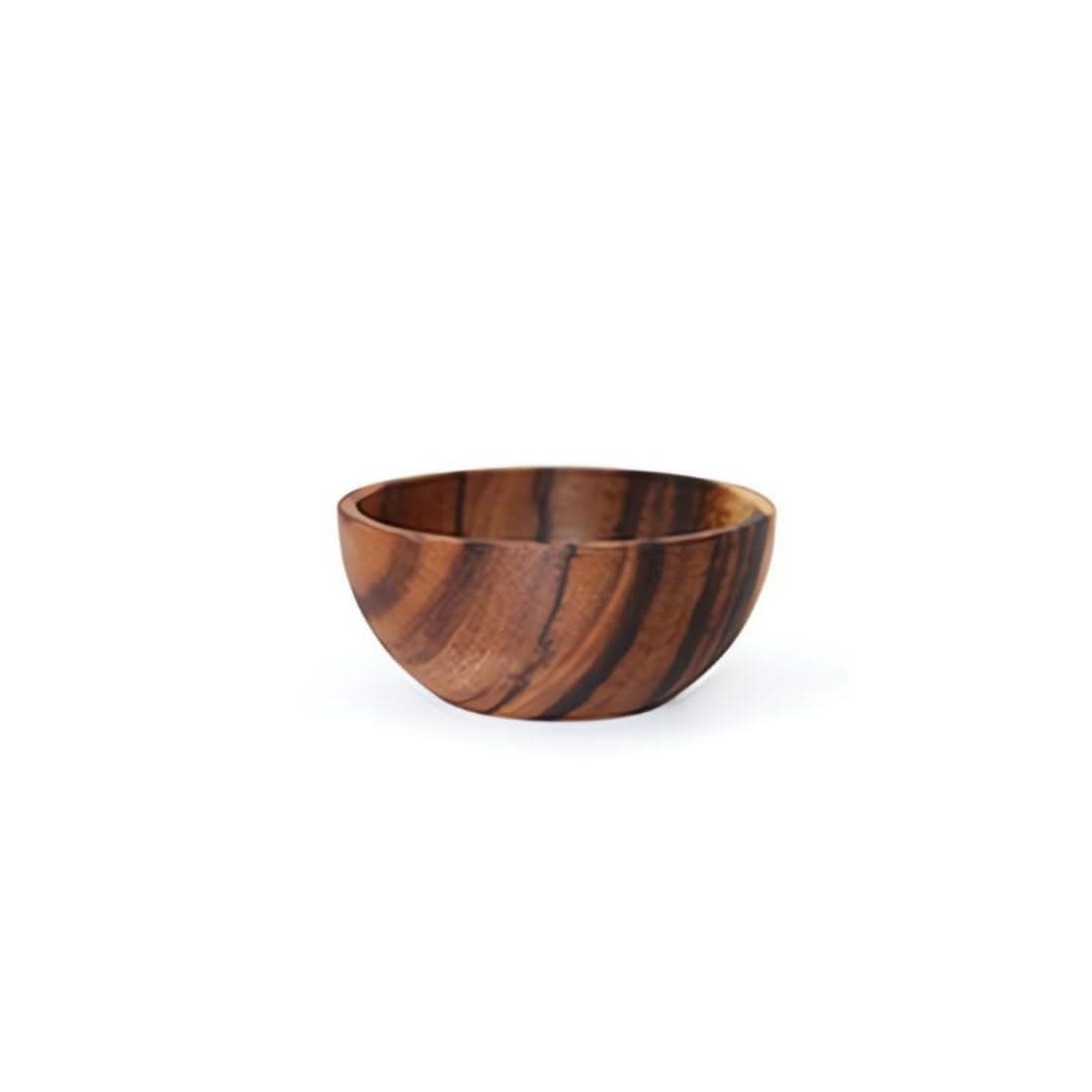 Set de saladiers et de corbeilles à fruits ronds en bambou et bois naturel, de différentes tailles, durable, pour la cuisine | Sansoti