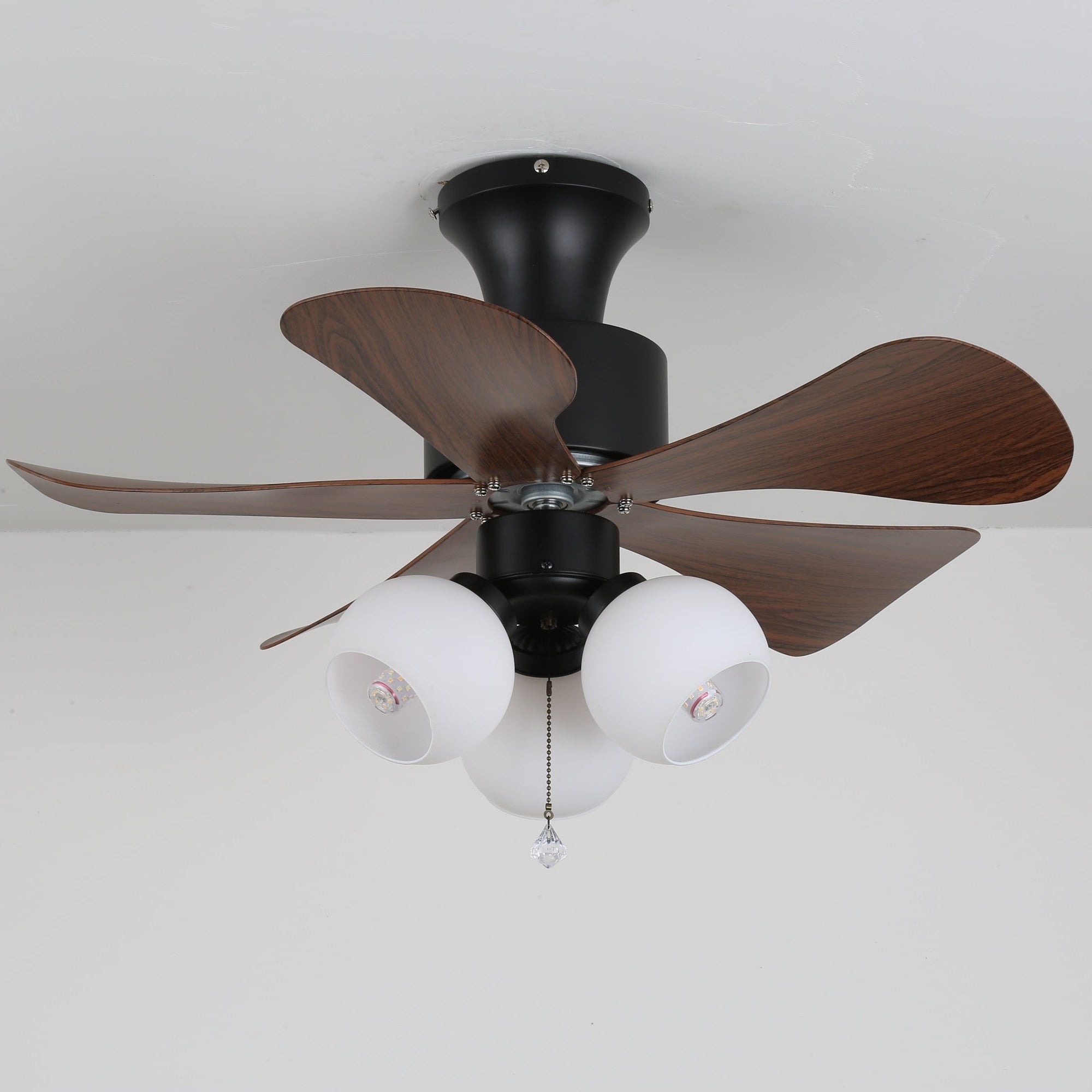 Lunara Vintage Plafondventilator Ø80cm met Verlichting en Afstandsbediening | Sansoti