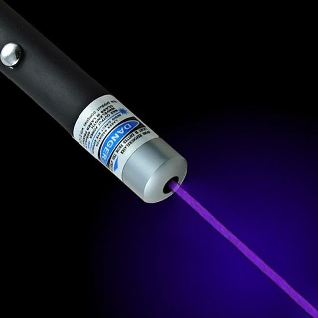 Pointeur laser professionnel avec portée de 1000m, lumière rouge, verte, bleue et violette, pour présentations, activités en plein air et usage au bureau | Sansoti