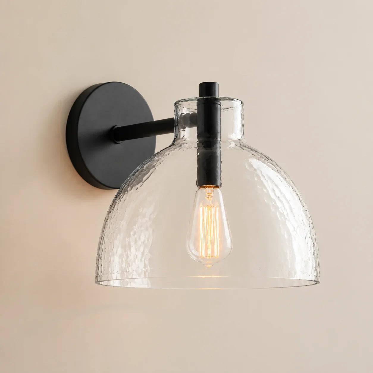 Wandlamp Gerecycled Glas Antique Brass – Minimalistische Wandverlichting voor Badkamer, Gang, Hal & Slaapkamer | Sansoti