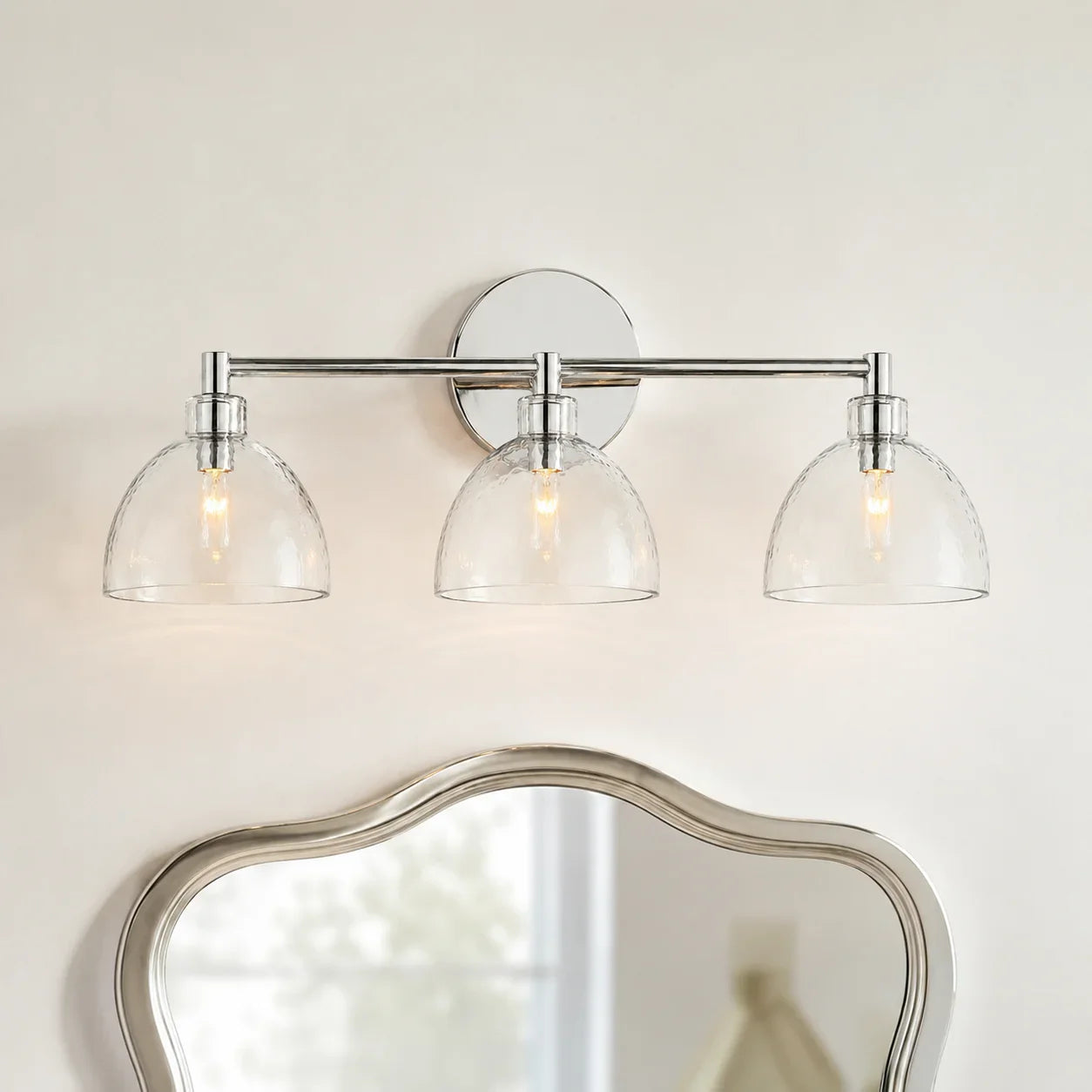 Wandlamp Gerecycled Glas Antique Brass – Minimalistische Wandverlichting voor Badkamer, Gang, Hal & Slaapkamer | Sansoti