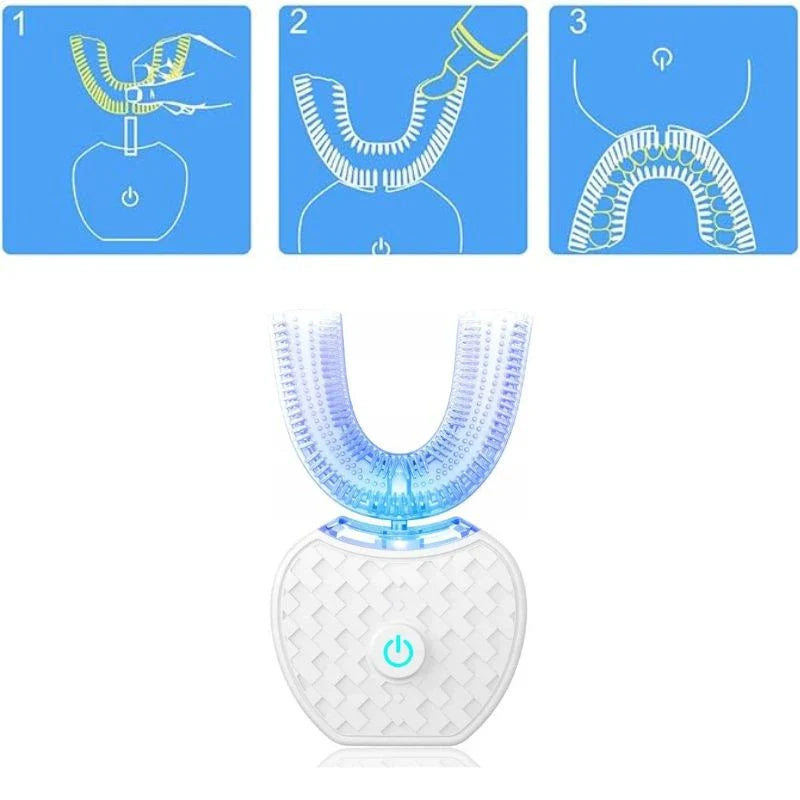 Ultrasone Tandenbleek Tandenborstel met Whitening Functie – Professionele Poetsresultaten | Sansoti