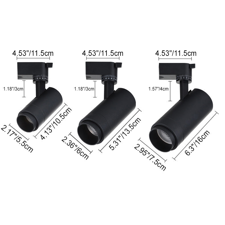Schienenbeleuchtung LED Aluminium Schwarz Weiß 3-5 Spots Wohnzimmer Küche Flur Deckenstrahler Schienenstrahler Eingebettete LED Dimmbar | Restfield