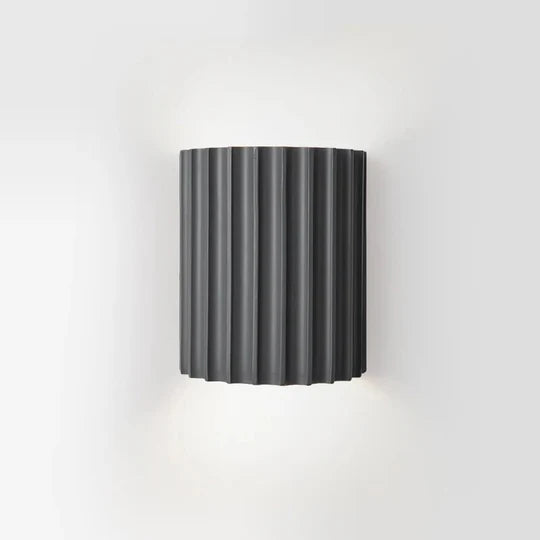 Moderne Wandlamp met Geribbeld Hars Design Sculptuurvorm Exclusieve Wandverlichting voor Woonkamer Slaapkamer Hal Kunstzinnige Wandlamp LED 7W | Sansoti