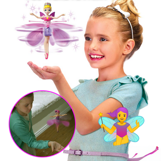 Vliegend Speelgoed met Handsensor en LED Verlichting voor Kinderen Zwevend Figuurtje Bewegingsdetectie Roze Blauw Paars | Sansoti