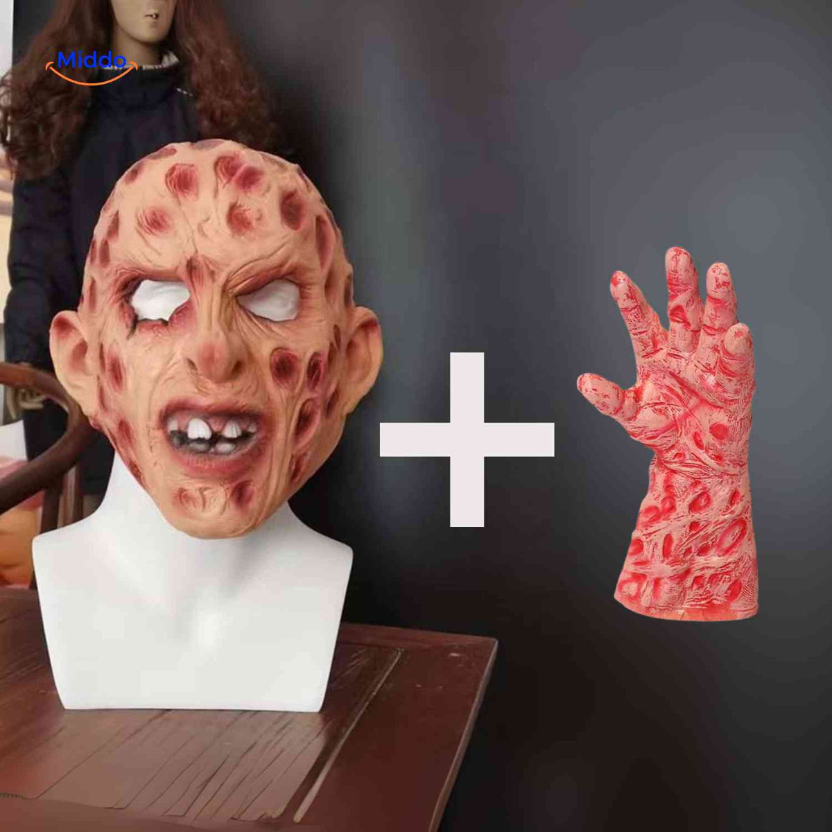 Realistisch Horror Masker Latex Volwassenen Zombie Halloween Cosplay Feest Carnaval Griezel Accessoire | Sansoti