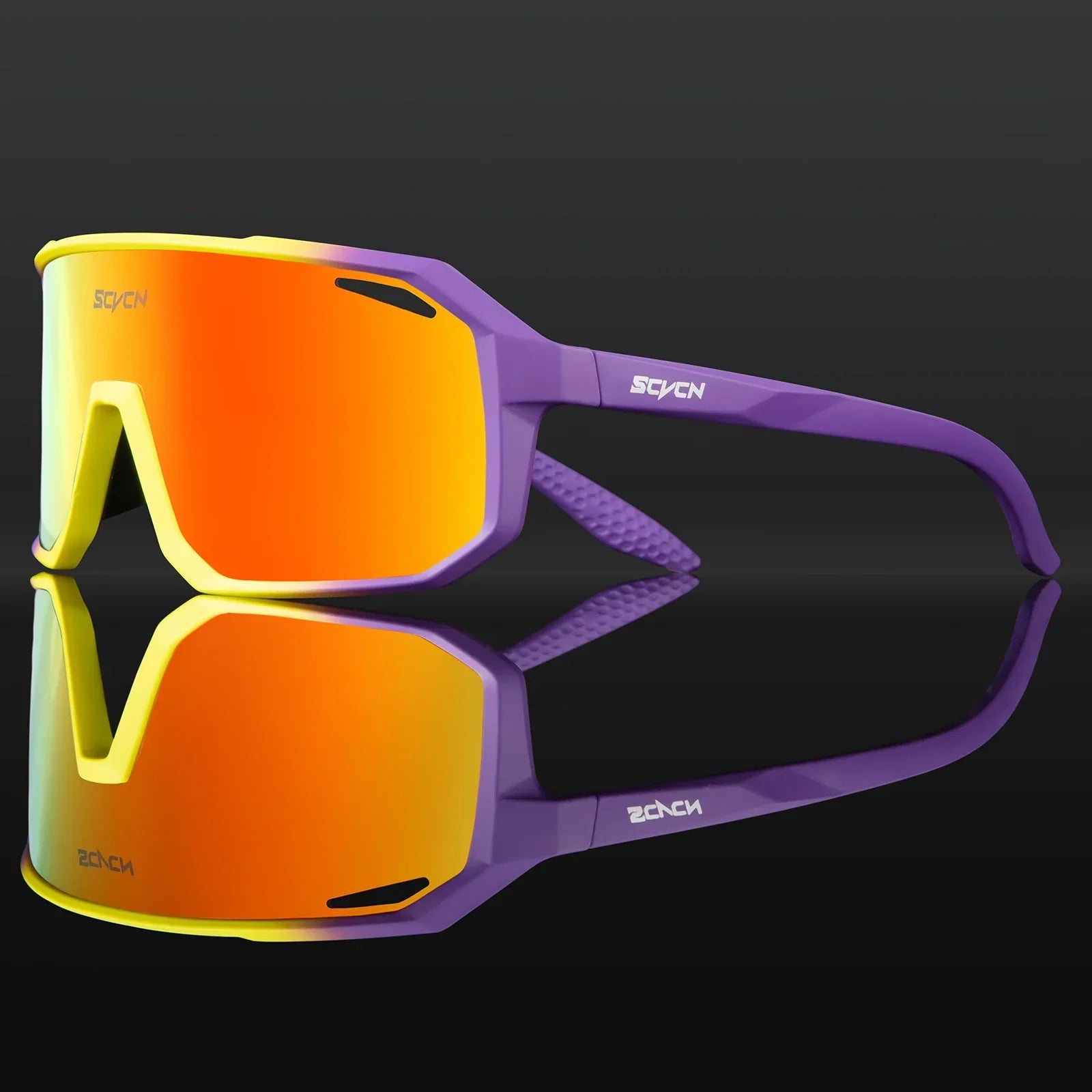 Sportbril UV400 Bescherming met Licht TR90 Frame voor Fietsen Hardlopen Outdoor | Sansoti