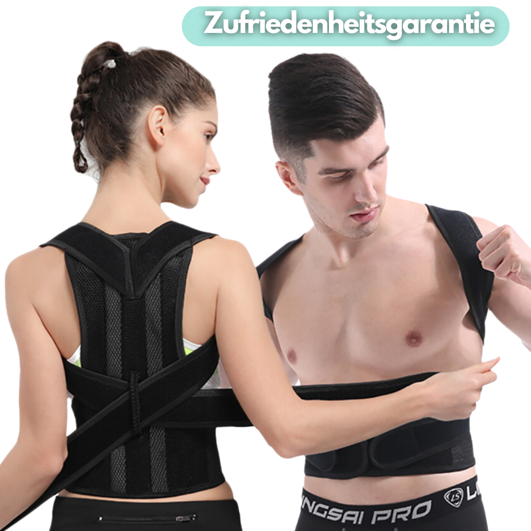 Ergonomische Houdingscorrector voor Schouders en Rug - Verstelbaar en Ademend - Unisex Postuurbrace | Sansoti