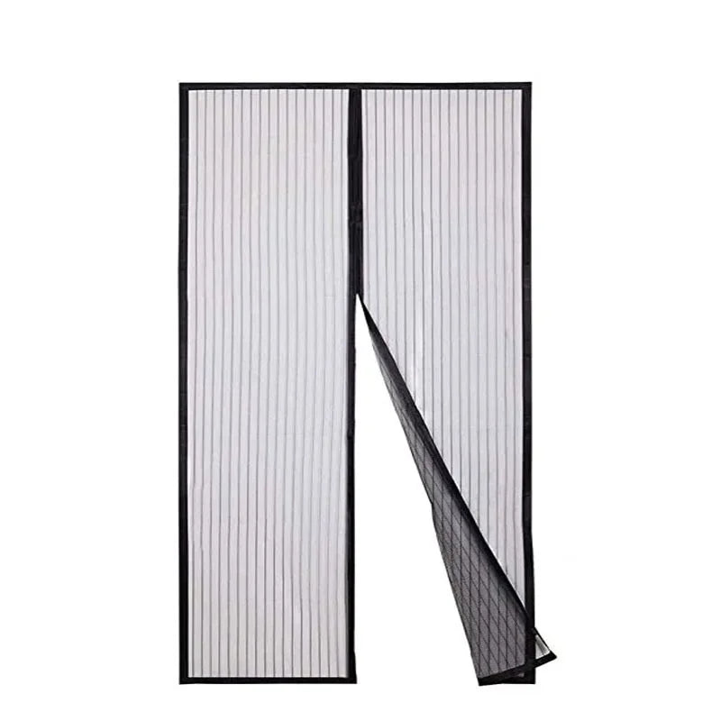 Zware Magnetische Deurscherm voor Insecten Terylene 210x100 cm Zwart Handsfree Toepassing Ideaal Voor Binnen Buiten Keuken Woonkamer | Restfield 0