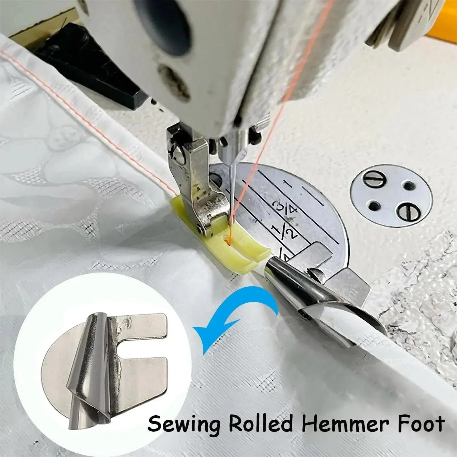 Rollsaumfuß Set 8-teilig Edelstahl 3-10mm Nähmaschinenzubehör | Restfield