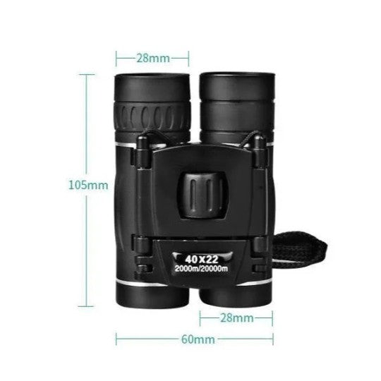 Verrekijker 40x22 Professioneel Telescoop Optische Zoom Natuurobservatie Zwart | Sansoti