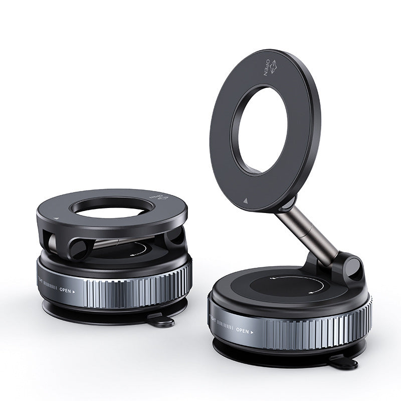 Magnetische Telefoonhouder met Vacuümzuigvoet – 360° Draaibaar Dashboard Houder | Sansoti