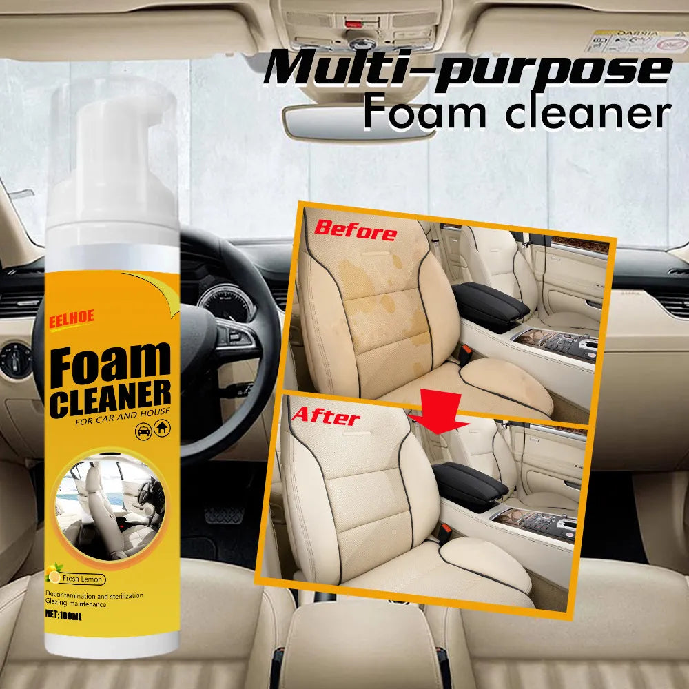 Multifunctional Foam Cleaner Spray - Professional Universal Stain Remover for Car, Kitchen, Bathroom & Furniture | Sansoti
