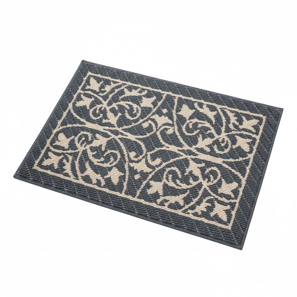 Paillasson antidérapant d’intérieur facile d’accès, 60x90cm, retenant la saleté, tapis d’entrée avec dessous en caoutchouc antidérapant | Sansoti