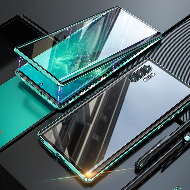 Magnetische Dubbelzijdige Telefoonhoes Gehard Glas voor Galaxy Modellen | Sansoti