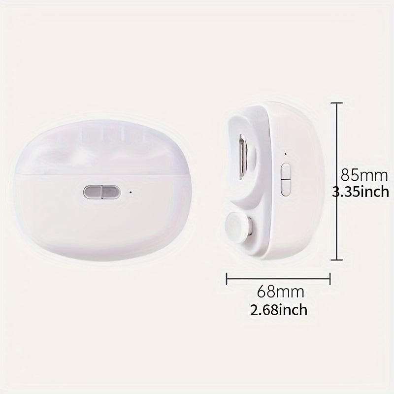 Electric Nail Clipper with LED Lighting and Polishing Function for Safe Professional Nail Care at Home | Sansoti