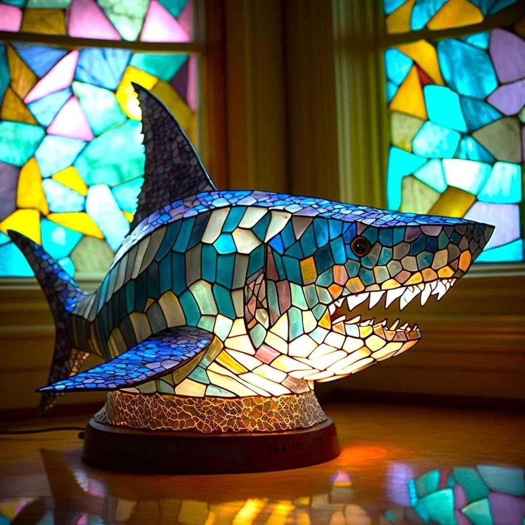 Decoratieve Dierenlamp 15 cm – Kunstlamp met LED-verlichting voor Kinderkamer, Woonkamer en Sfeerverlichting | Sansoti