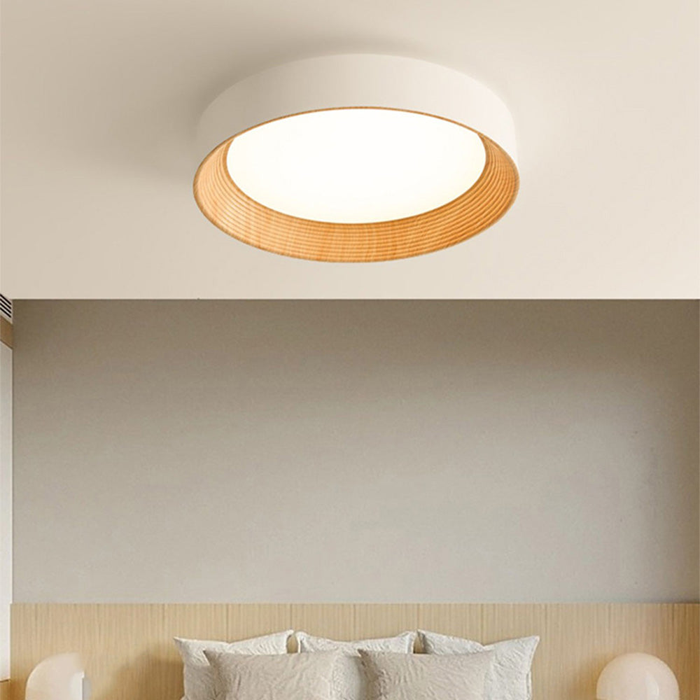 Minimalistische Plafondlamp Rond Laagbouw Slaapkamer Plafondverlichting LED | Sansoti