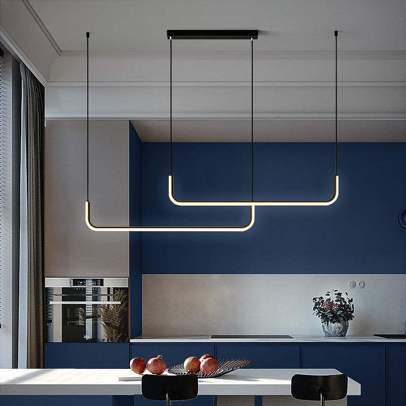 Minimalistische hanglamp met LED-verlichting – Modern design met warm licht | Sansoti