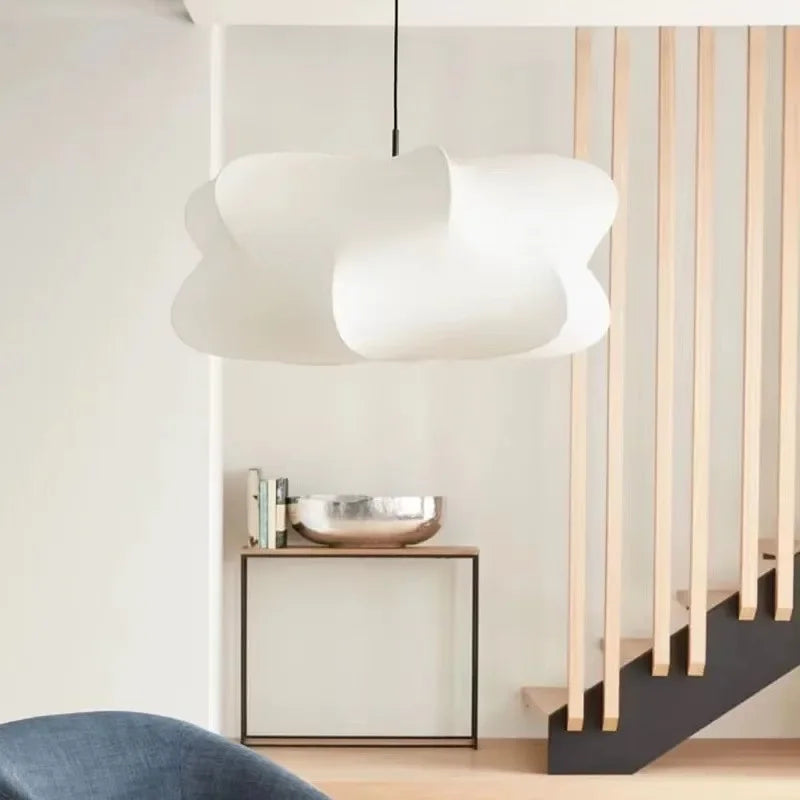 Wabi Sabi Seiden-Hängeleuchte mit sanftem Schein und japanischem minimalistischem Design für ruhige Interieurs | Restfield