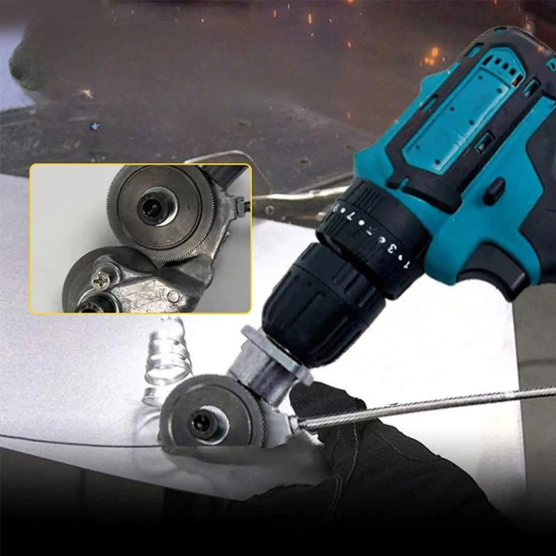 Metaalsnijder Opzetstuk voor Boormachine Gereedschap Aluminium Plaatbewerking Precisie DIY Werkplaats | Sansoti