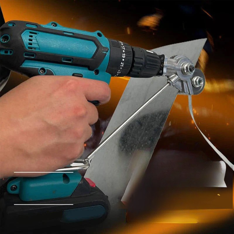 Metaalsnijder Opzetstuk voor Boormachine Gereedschap Aluminium Plaatbewerking Precisie DIY Werkplaats | Sansoti