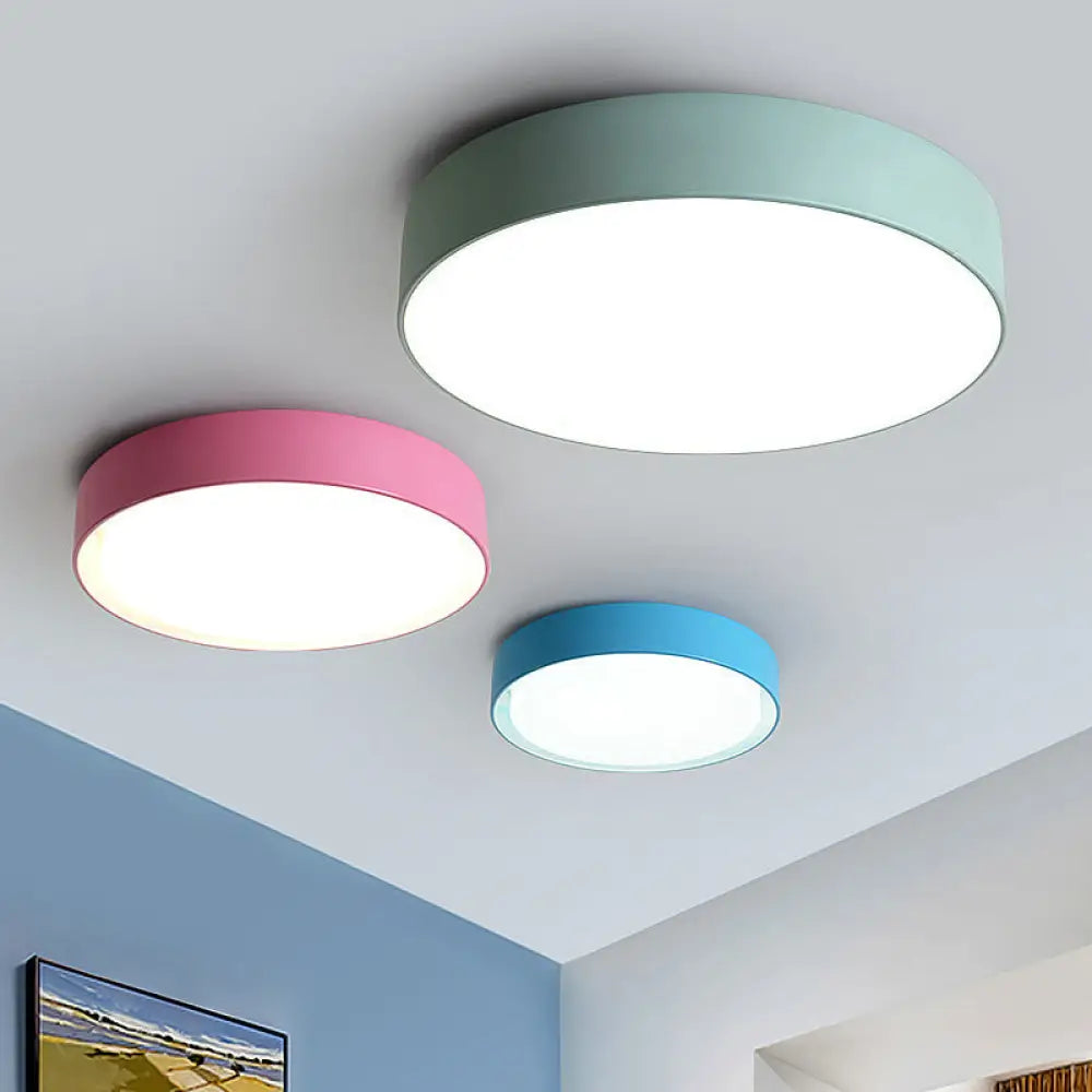 Ronde Acryl LED Plafondlamp met Afstandsbediening – Kinderkamer Verlichting | Sansoti