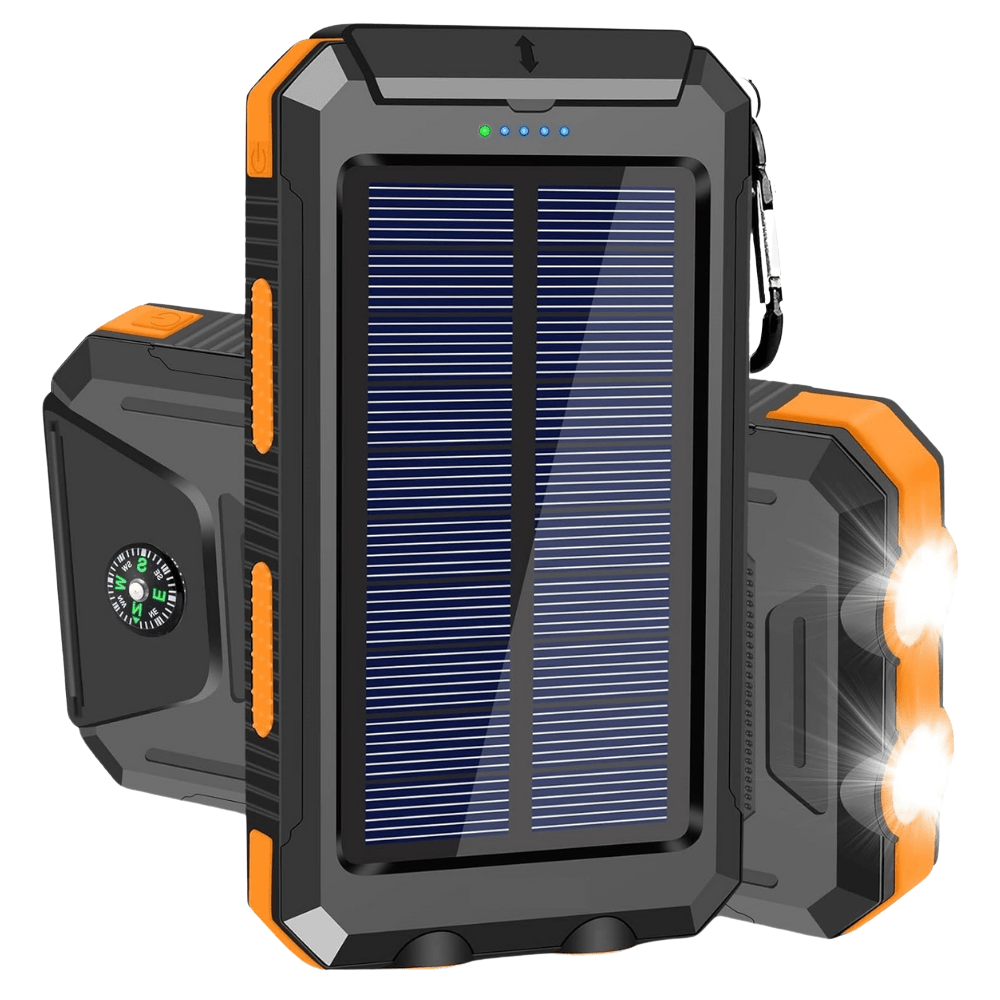 Batterie externe solaire 10000 mAh avec boîtier étanche pour usage extérieur | Restfield