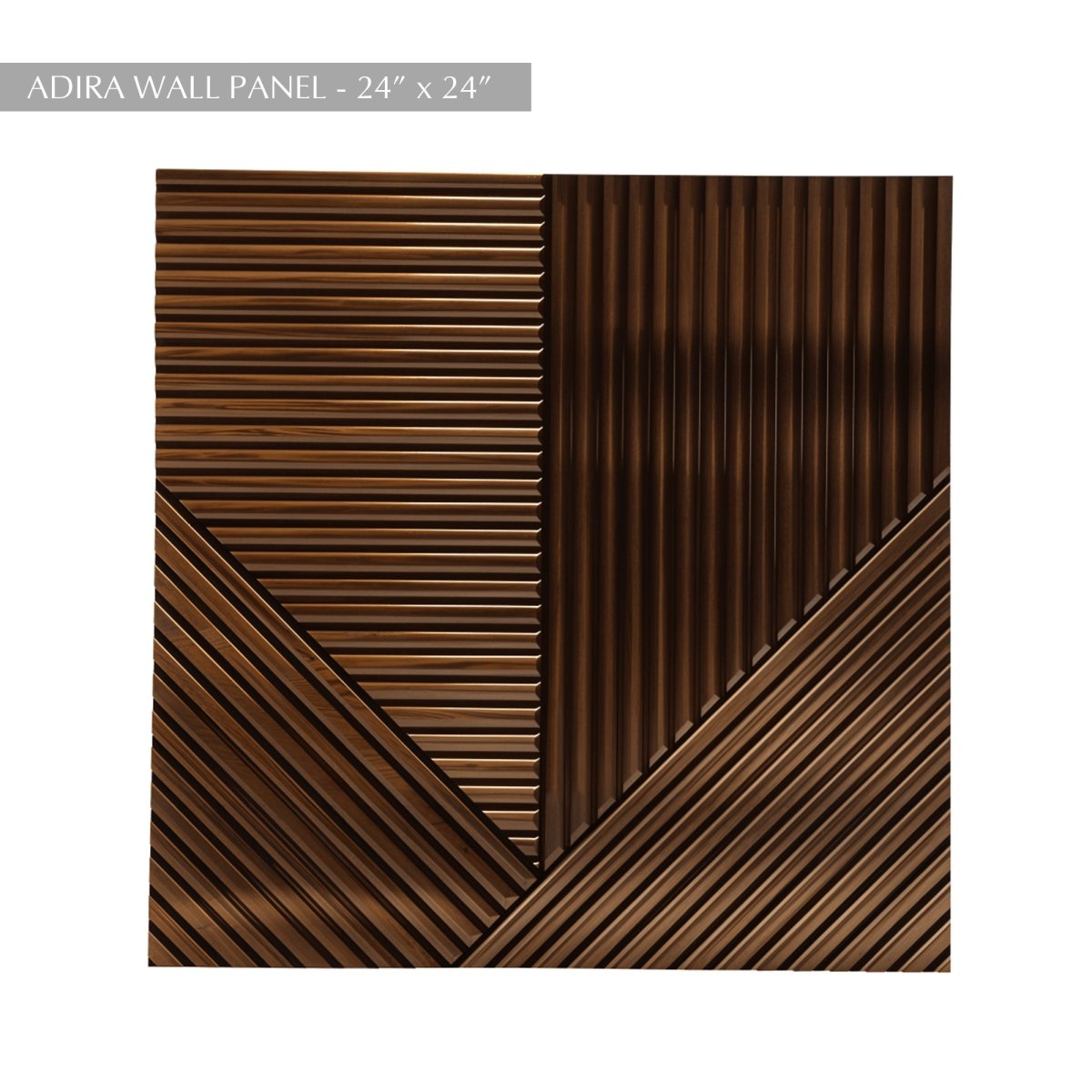 Adira Houten Wandpanelen Met Geometrisch Design Voor Stijlvolle Accentmuren | Sansoti
