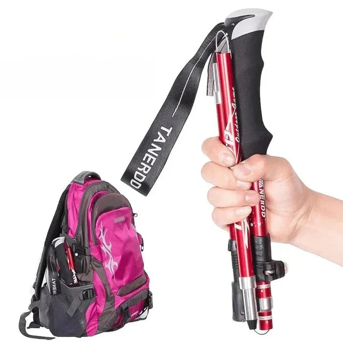Telescopische Wandelstok Verstelbaar Lichtgewicht Aluminium voor Trekking Hiking Outdoor Wandelen Bergen | Sansoti