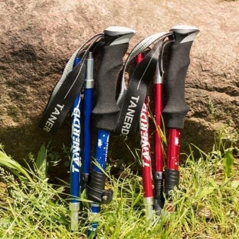 Verstelbare Wandelstok Telescopisch Opvouwbaar Lichtgewicht Aluminium voor Trekking Hiking en Outdoor | Sansoti
