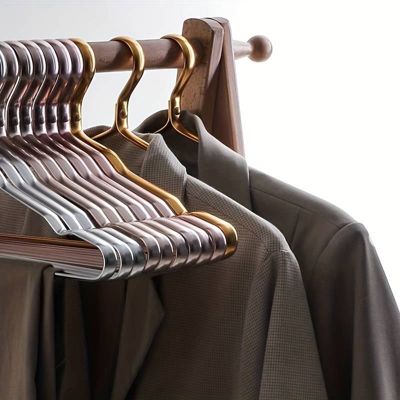 Kledinghangers Messing Gepolijst Garderobe Jas Blouse Luxe Kledinghanger Organizer | Sansoti