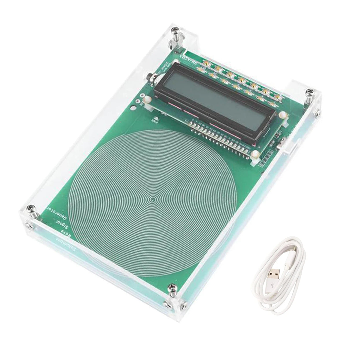 Schumann Frequentiegenerator 7.83Hz – Laagfrequent Sinussignaal met LCD Display voor Onderzoek 0.01-100kHz | Sansoti
