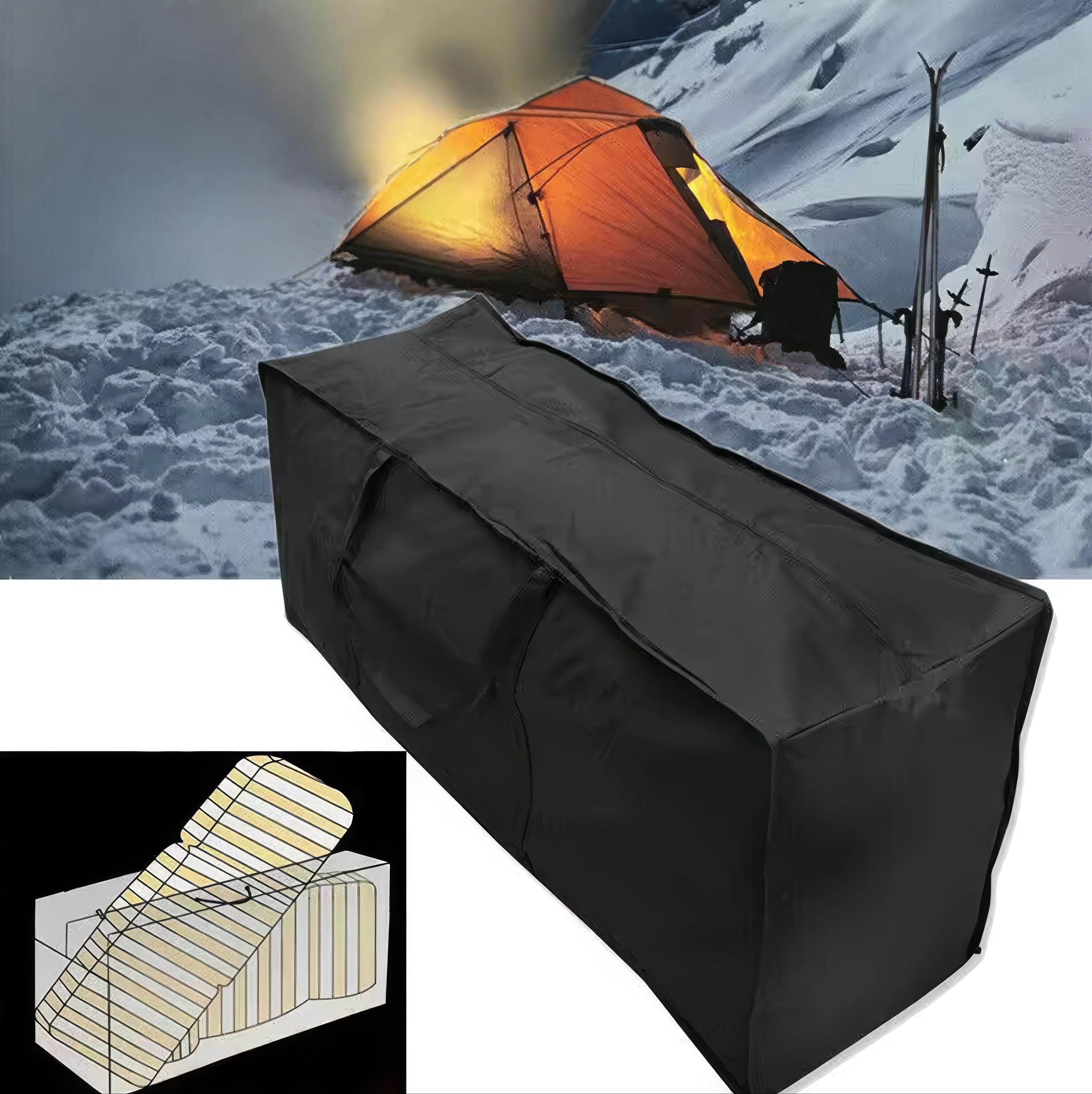 Waterdichte Beschermhoes voor Tuinmeubilair UV-Bestendig 210D Oxford Zwart M & L | Sansoti