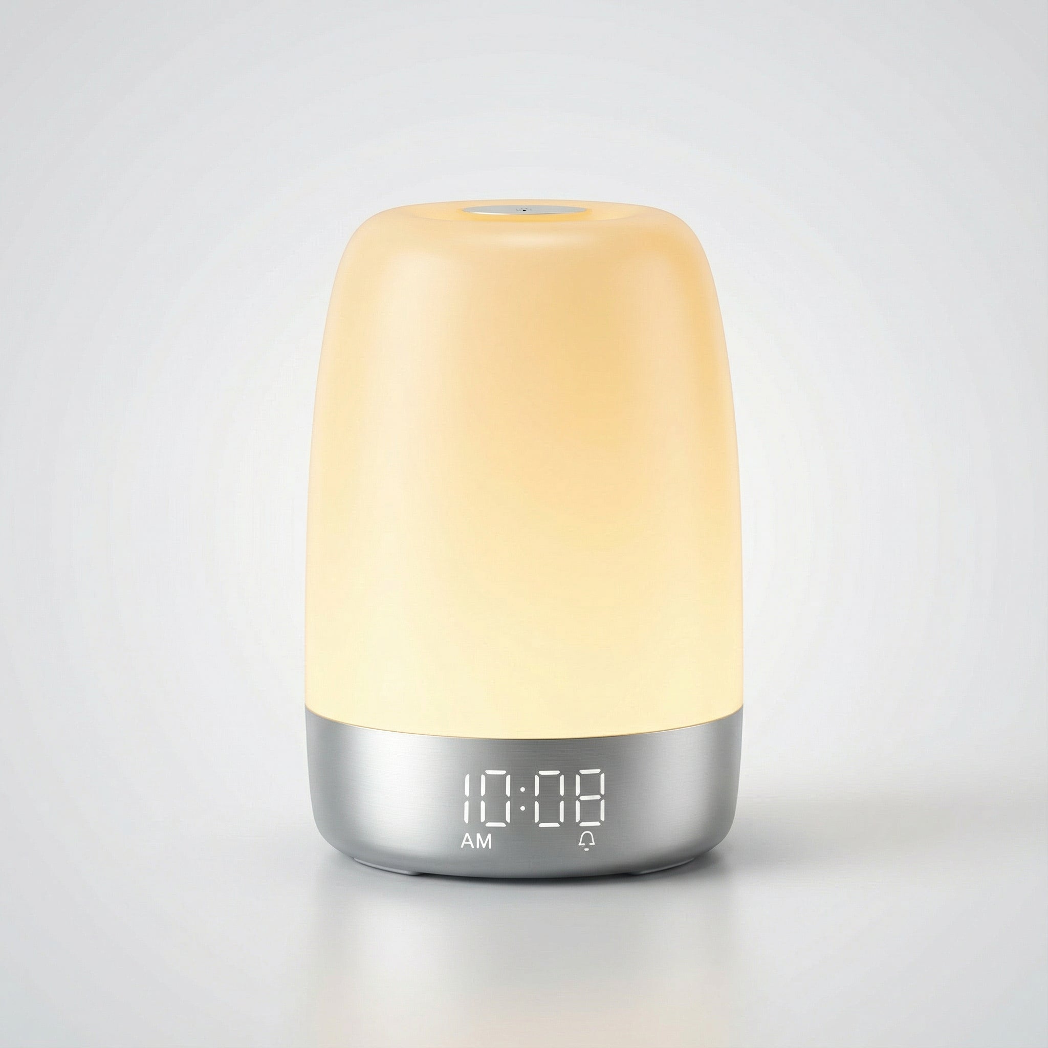 Wake-up Light mit Naturgeräuschen und Sonnenaufgangssimulation – Wiederaufladbare USB-C Nachttischlampe mit Dimmbar Warmem Licht | Sansoti