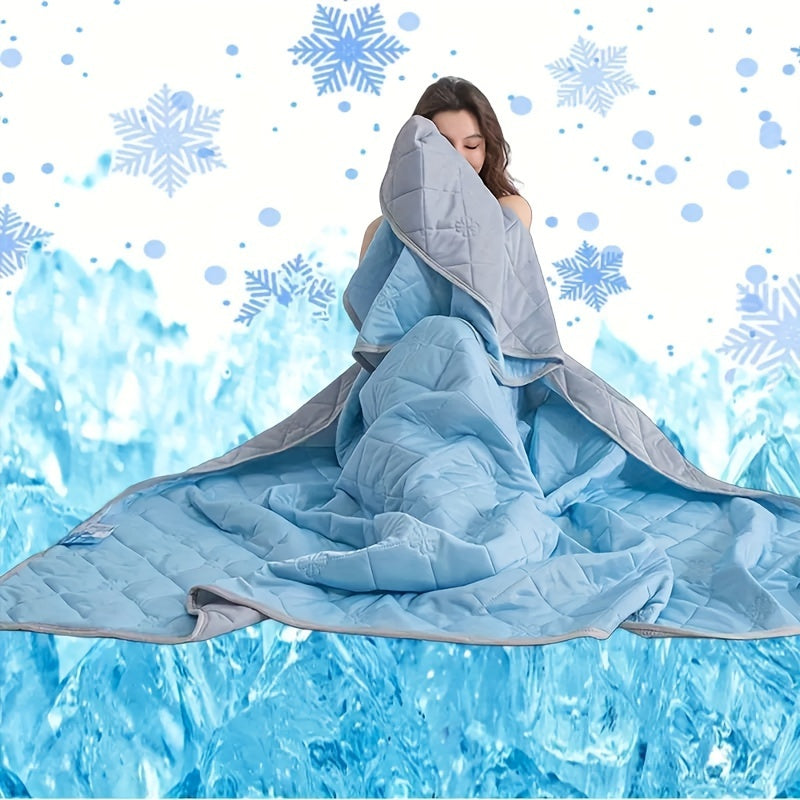Breathable Summer Throw Polyester Lightweight Cooling Effect Quilted Geometric Pattern Vintage Blanket Bed Sofa | Sansoti