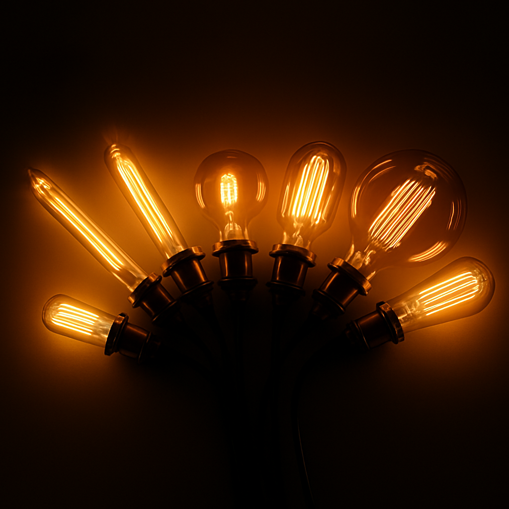 Edison Lampe E27 40W Filament Warm Wohnzimmer Schlafzimmer Vintage Glühbirne Retro Dekorativ Industriell Interieur | Restfield